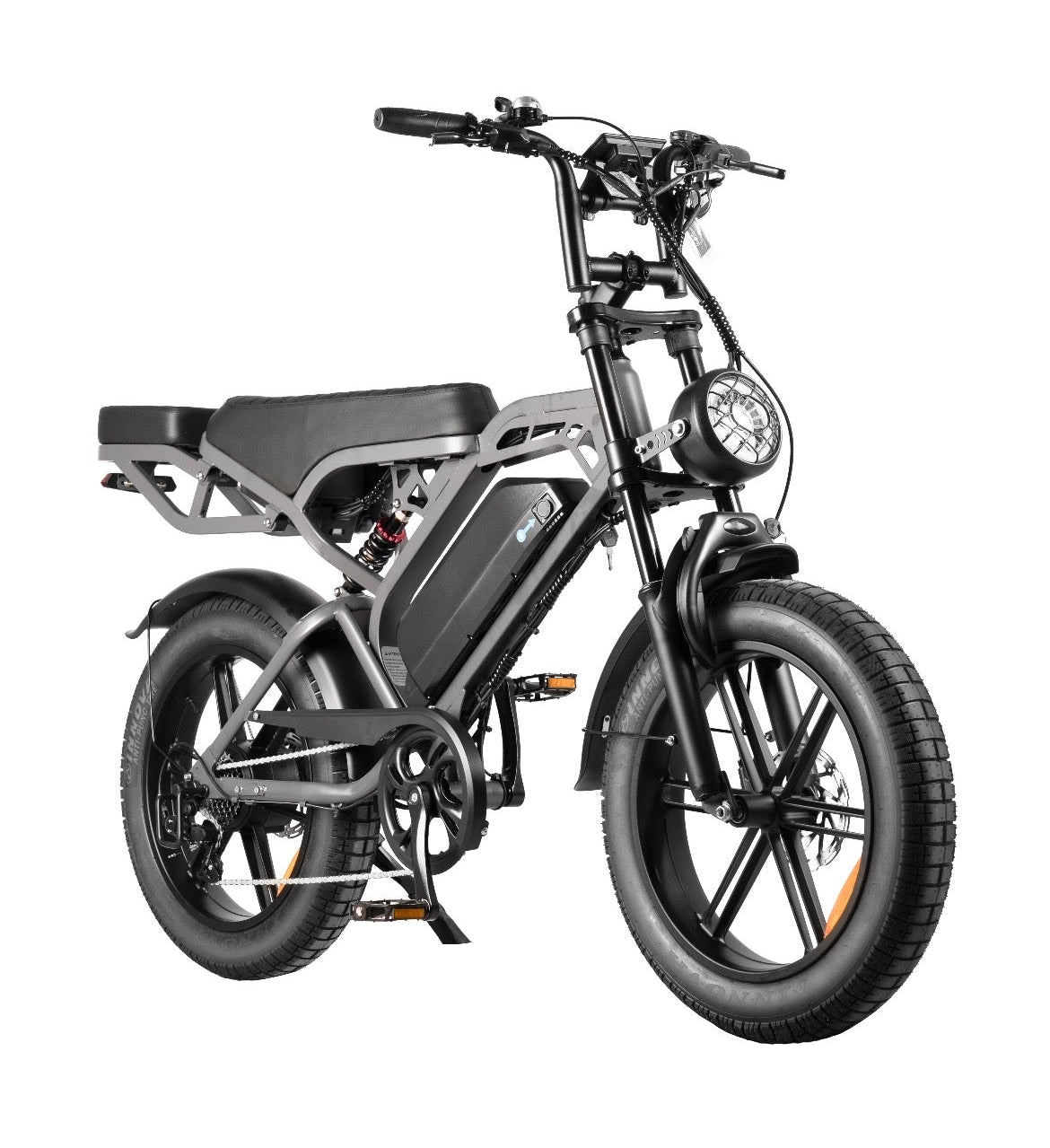 Electric bike on a white background